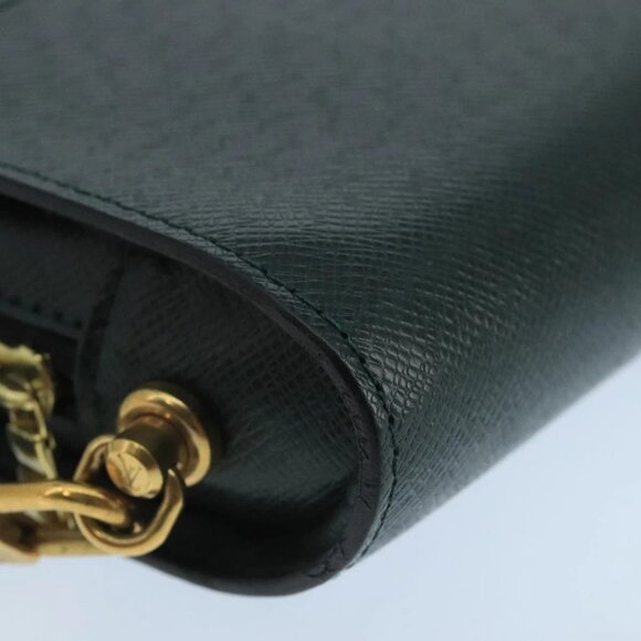 LOUIS VUITTON Taiga Baikal Clutch Bag Epicea M30184 LV Auth th5531 - Picture 4 of 16